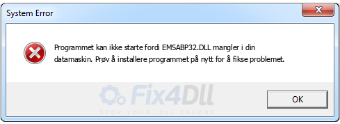 EMSABP32.DLL mangler