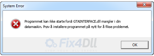 GTAINTERFACE.dll mangler