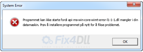 api-ms-win-core-winrt-error-l1-1-1.dll mangler