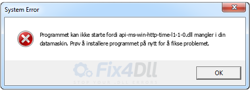 api-ms-win-http-time-l1-1-0.dll mangler