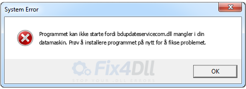 bdupdateservicecom.dll mangler
