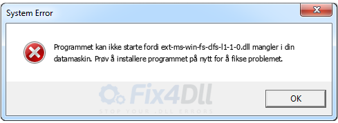 ext-ms-win-fs-clfs-l1-1-0.dll mangler