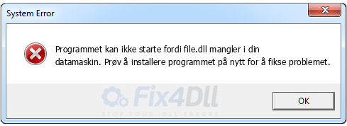 file.dll mangler