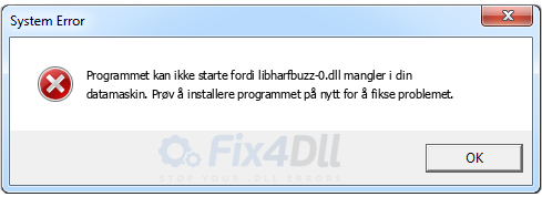 libharfbuzz-0.dll mangler