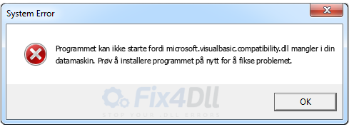 microsoft.visualbasic.compatibility.dll mangler