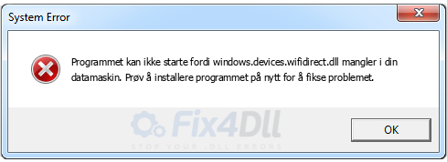 windows.devices.wifidirect.dll mangler